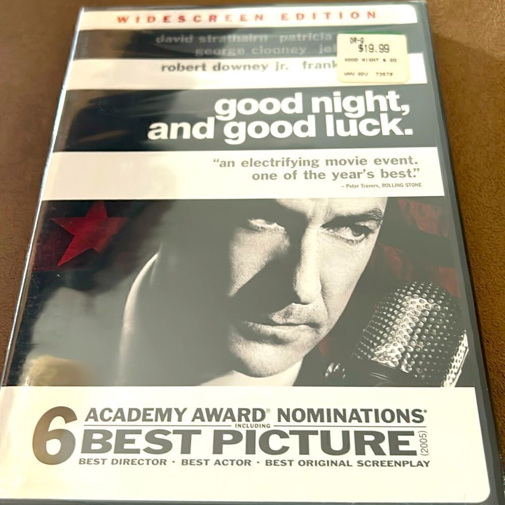 DVD Goodnight, and Good Luck